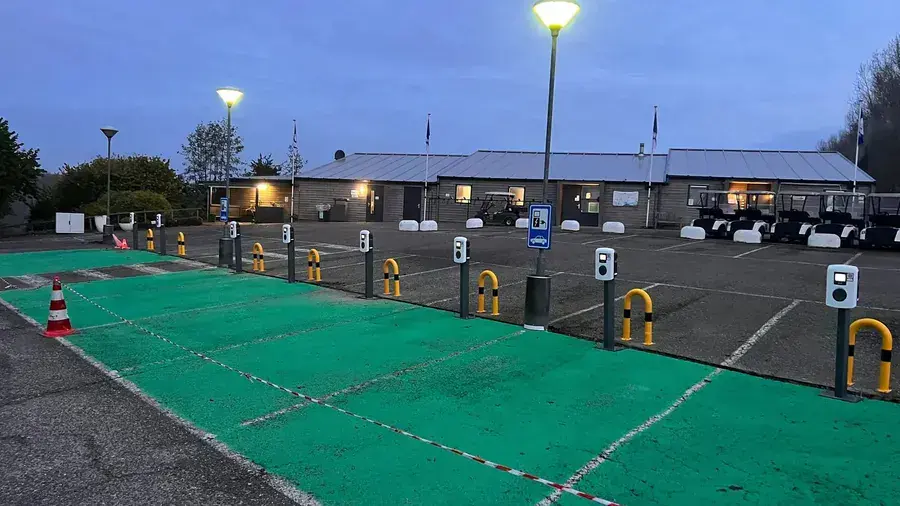 Laadplein dat door Energie Intern is gerealiseerd